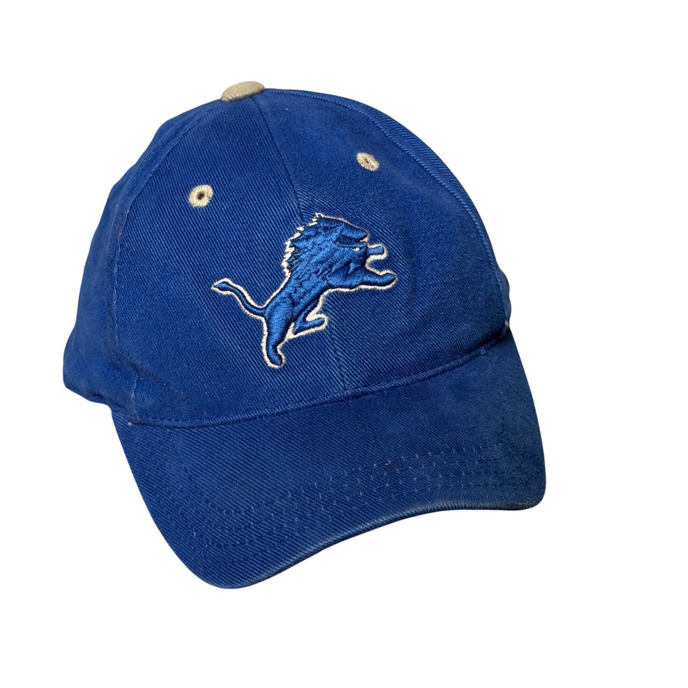 Logo Athletic Detroit Lions Hat Kids Lgo Adjustable Strap Back Cap